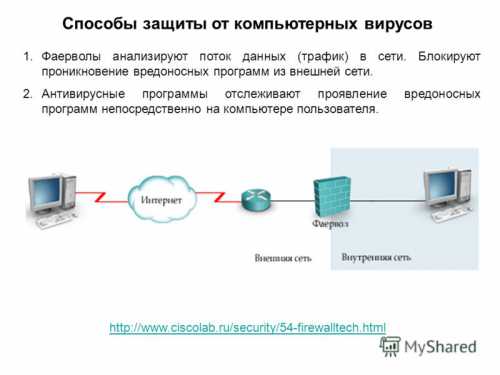 Способы защиты от вредоносных вирусов