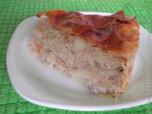 Рецепты мясного пирога из лаваша с фаршем: