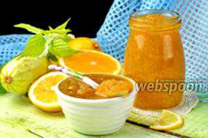 Варенье из дыни с апельсином и лимоном